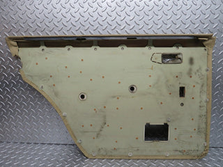 W123 rear right door card beige used OEM