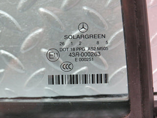 35169 Mercedes-Benz W221 Rear Right Quarter Window Glass 2217350224
