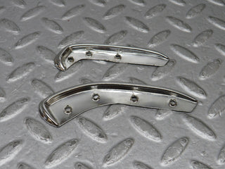 W108 interior door handle chrome trim pair front right used OEM