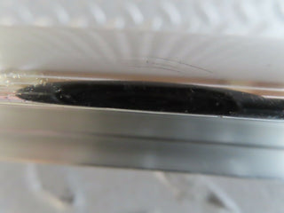 W123 rear right door chrome window channel used OEM