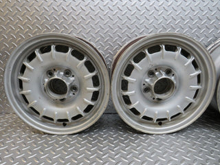 W123 alloy wheel set mexican hat 6jx14h2 et30 used OEM