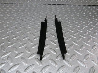 W140 front door window trim pair used OEM