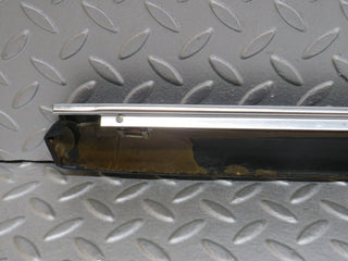 W109 rear right door card top trim blue used OEM