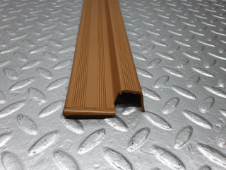 W124 rear left door sill trim palomino used OEM