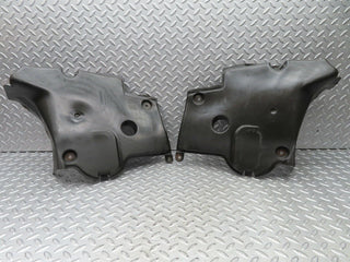 W140 Coupe engine bay undertray cover pair used OEM