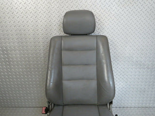 22383 Mercedes-Benz C124 E220 Coupe Front Left Seat Leather Grey 1249102350
