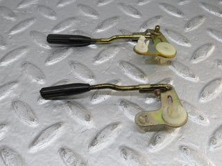 W201 Baby Benz rear door lock knob pair used OEM