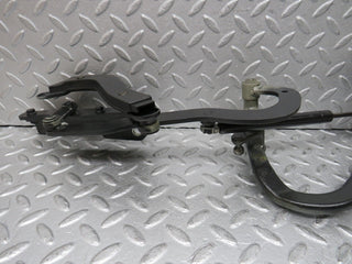 W124 Cabriolet trunk boot soft top hinge left side used OEM