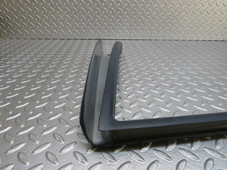 W140 front left door window trim used OEM