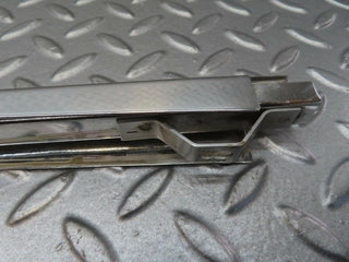 W111 rear right door front chrome window channel used OEM