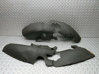 W123 Wagon rear wheel arch interior insulation pair used OEM