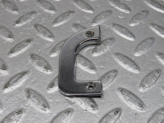 W109 door latch interior chrome trim right side used OEM