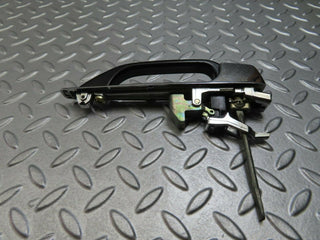 W123 exterior chrome door handle front right used OEM