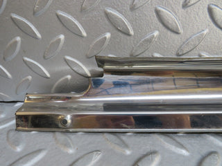 W109 front right door sill chrome used OEM