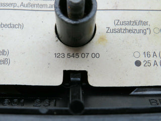 W123 fuse box cover lid used OEM