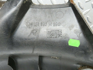 W124 Wagon trunk panel cover right grey used OEM