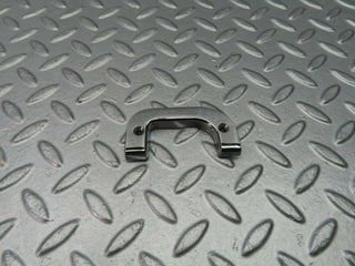 W123 Coupe right interior chrome door latch trim used OEM