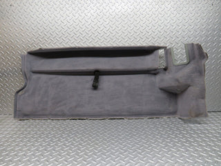 R129 SL fuel tank cover plate carpet grey used OEM