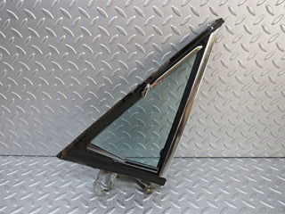 W109 front left quarter window glass used OEM