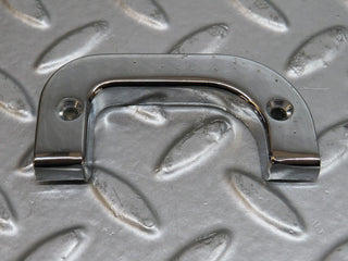 29682 Mercedes-Benz W123 230E Right Interior Chrome Door Latch Trim 1237230224