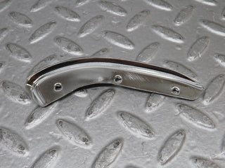 W109 interior door handle chrome trim pair left used OEM