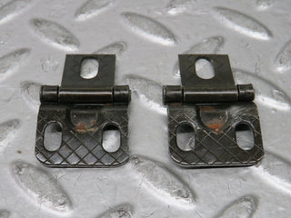 W123 glove box door hinge pair used OEM