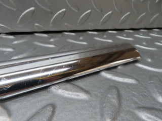W123 rear left door chrome moulding trim used OEM