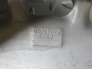 W123 alloy wheel set 6.5jx15h2 et49 used OEM