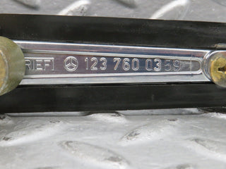 W123 rear left exterior chrome handle used OEM