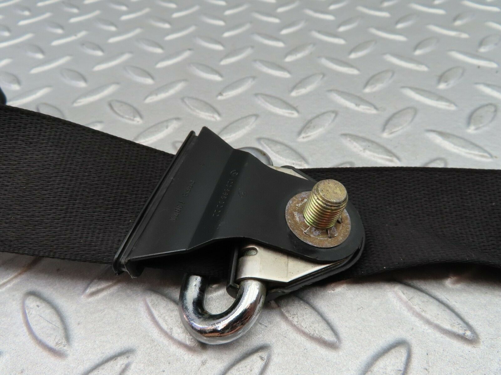 6188 Mercedes-Benz W126 380SE Rear Left Seat Belt Passenger Side 1268600585
