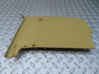 W123 front left kick panel cream used OEM
