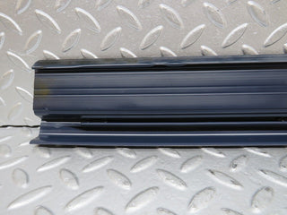 W123 rear right door sill trim blue used OEM