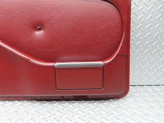 21459 Mercedes-Benz W126 300SE Rear Left Door Card Burgundy Red 1267370170