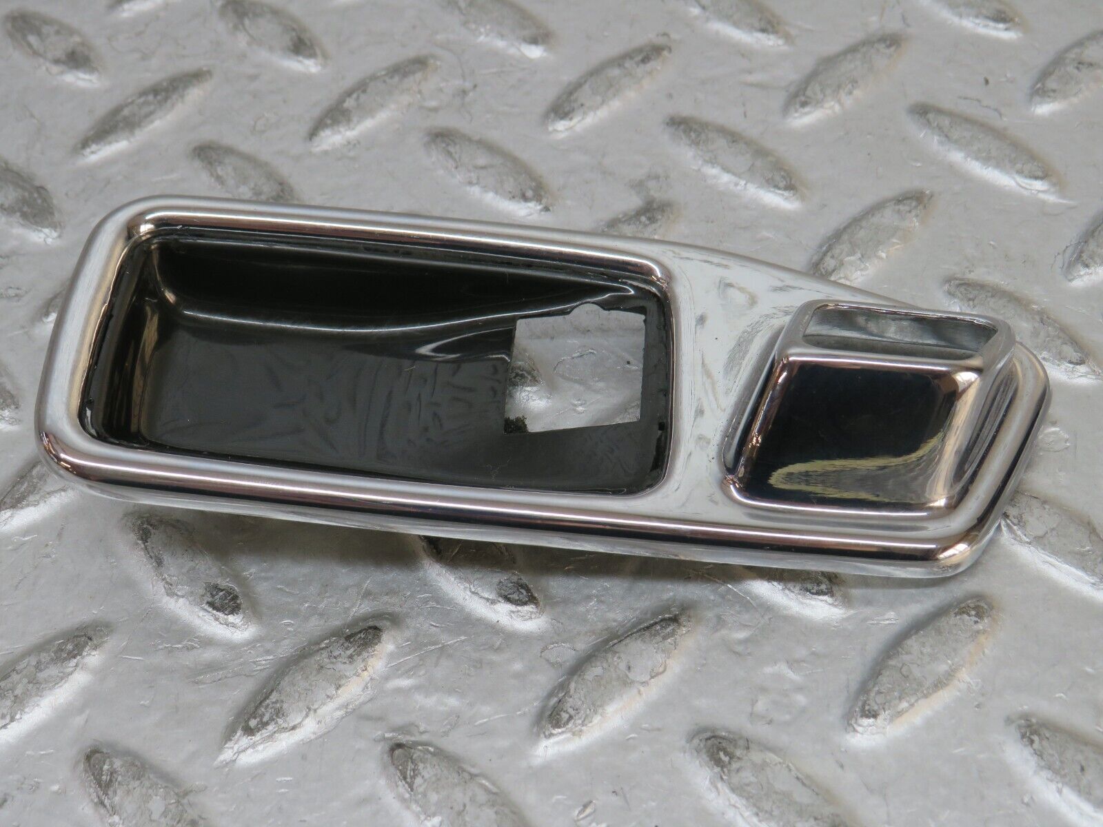 28810 Mercedes-Benz W123 230E Chrome Frame For Door Opener  Left 1167660111