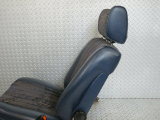 R107 SLC front right seat blue half leather used OEM