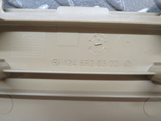 34013 Mercedes-Benz W124 260E B Pillar Bottom Cover Left Beige 1246920322