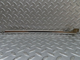 W116 rear right door chrome window channel used OEM