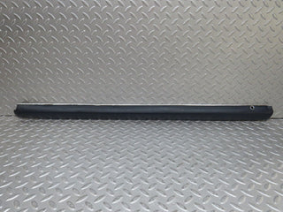 W109 rear left door card top trim blue used OEM