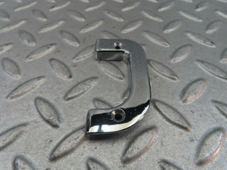 W123 right interior chrome door latch trim used OEM