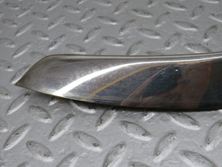W126 front right chrome wheel arch trim used OEM