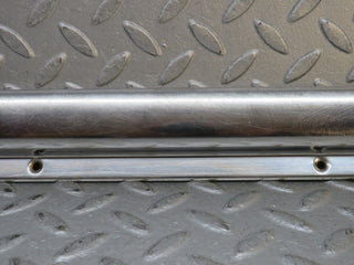 W109 front left door sill chrome used OEM
