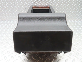 C140 rear centre console black leather used OEM