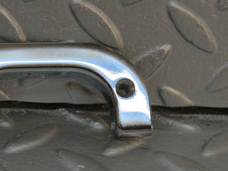 40622 Mercedes-Benz W123 300D Interior Chrome Door Latch Trim 1237230224