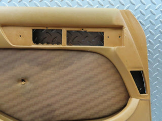 W126 front left door card palomino used OEM