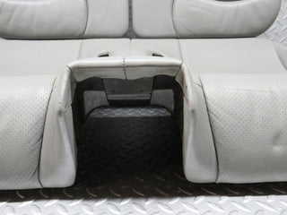 R129 SL rear seat grey leather used OEM