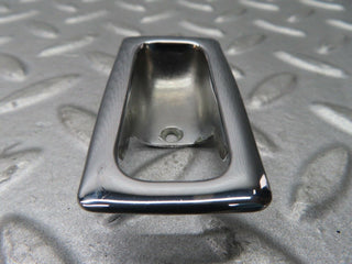 W123 Coupe door lock handle surround chrome used OEM