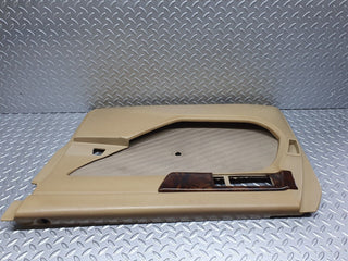 W126 front right door card beige used OEM