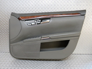 W221 front right door card used OEM