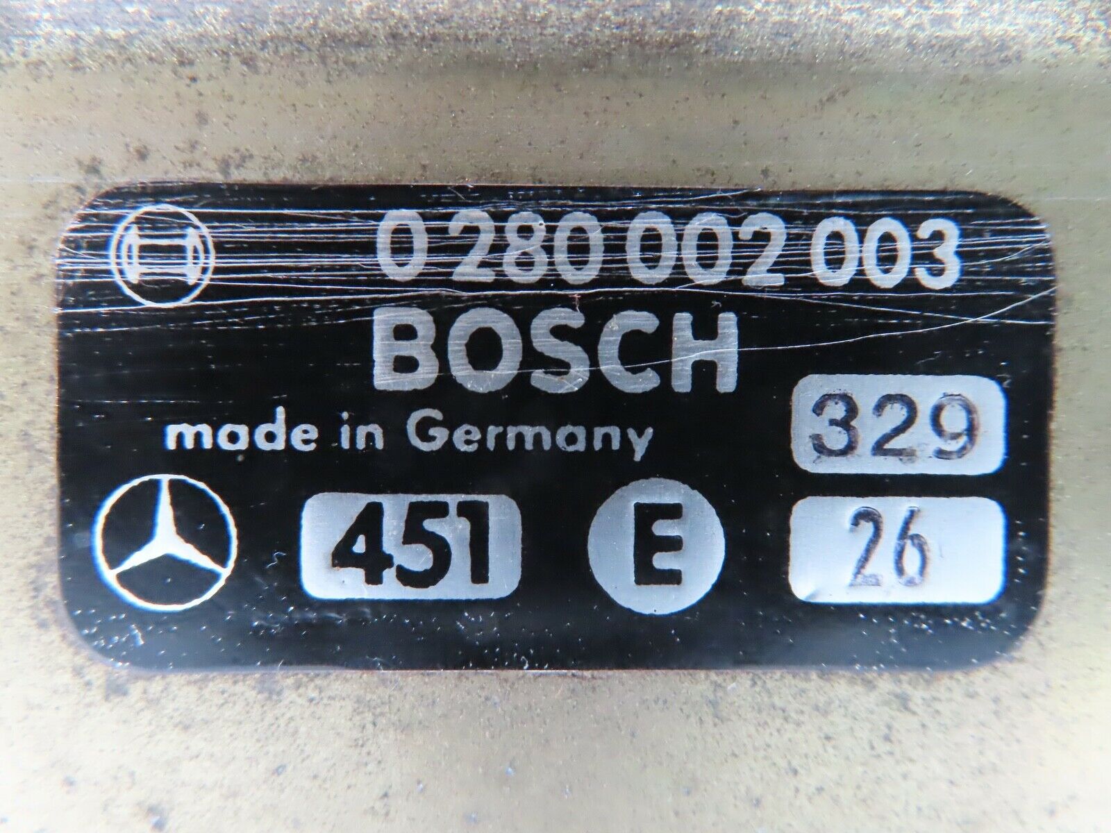 20768 Mercedes-Benz R107 450SL ECU Engine Control Unit 0280002003