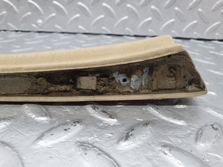 W126 front left door interior trim beige used OEM